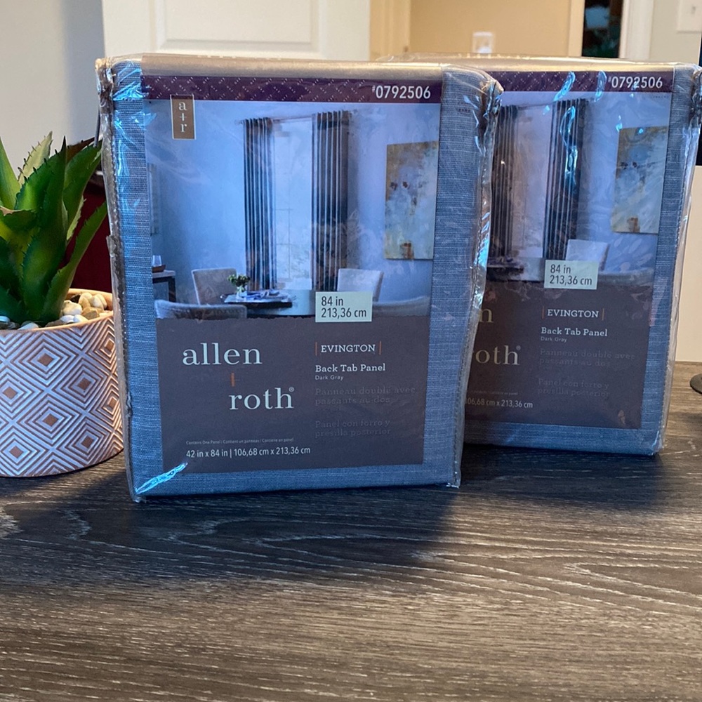 Allen Roth Curtains (2 panels)